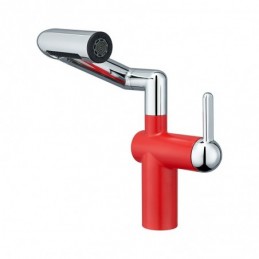 Lavabokraan in Rood met...